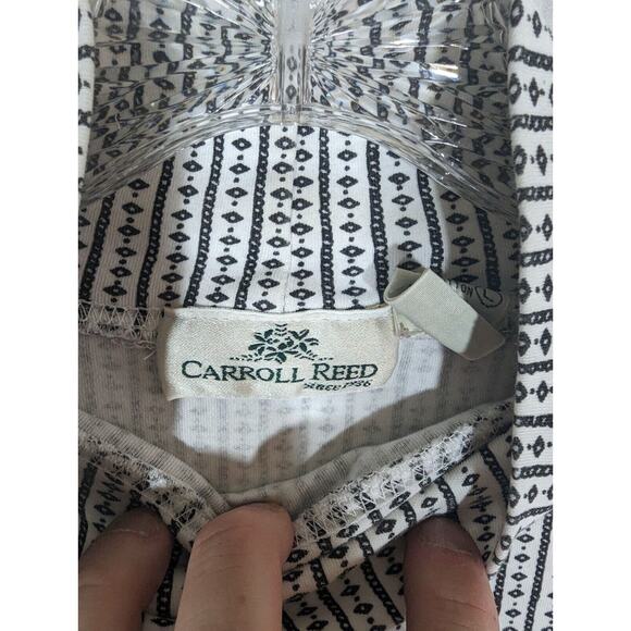 Vintage Carroll Reed Turtleneck All Over Print 90s Cabin Grandma core Large - Picture 3 of 8